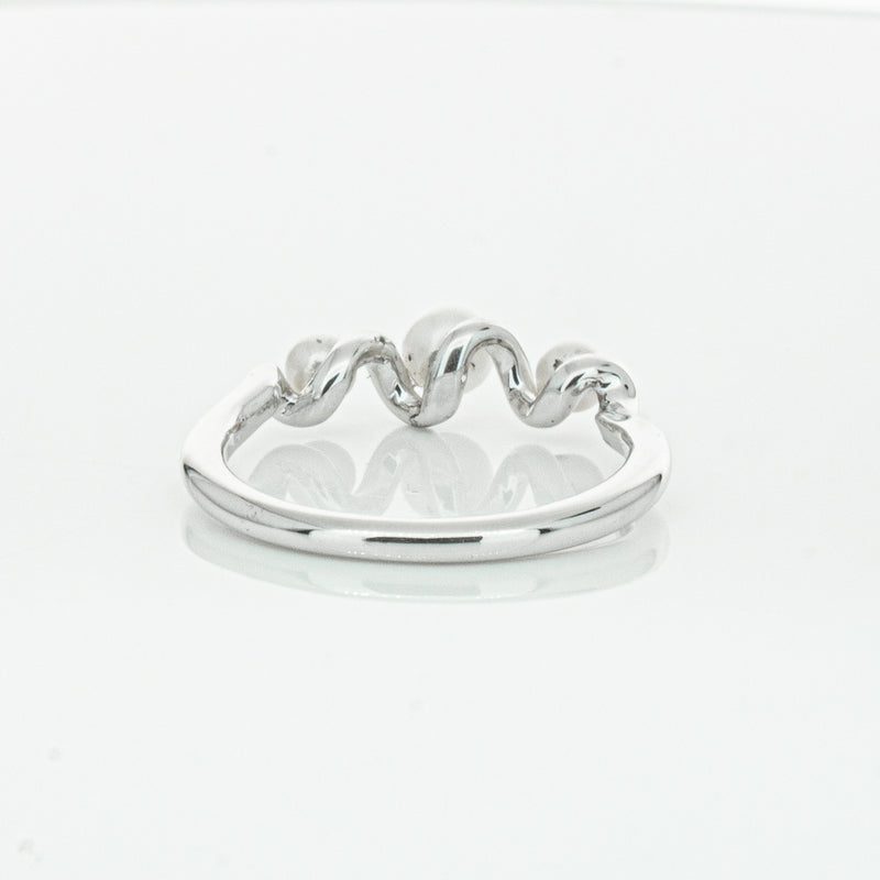 18ct White Gold Akoya Pearl Margaux Ring-Ring-Walker & Hall