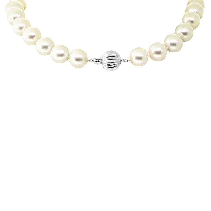 9ct White Gold South Sea Pearl Strand-Necklace-Walker & Hall