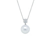 18ct White Gold 14.5mm South Sea Pearl & Diamond Galaxy Necklace-Necklace-Walker & Hall