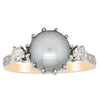 Deja Vu 18ct Yellow Gold & Platinum Pearl and Diamond Ring-Ring-Walker & Hall