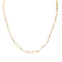 Deja Vu 9ct Yellow Gold Seed Pearl Strand-Necklace-Walker & Hall