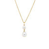 9ct Yellow Gold Freshwater Pearl Rosie Necklace-Necklace-Walker & Hall