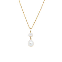 9ct Yellow Gold Freshwater Pearl Rosie Necklace-Necklace-Walker & Hall