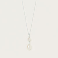 Sterling Silver Freshwater Pearl Rosie Necklace - Necklace - Walker & Hall