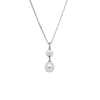 Sterling Silver Freshwater Pearl Rosie Necklace-Necklace-Walker & Hall
