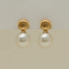 18ct Yellow Gold 12mm South Sea Pearl Venus Earrings - Earrings - Walker & Hall