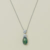 Deja Vu Platinum 4.11ct Opal & Diamond Pendant - Necklace - Walker & Hall