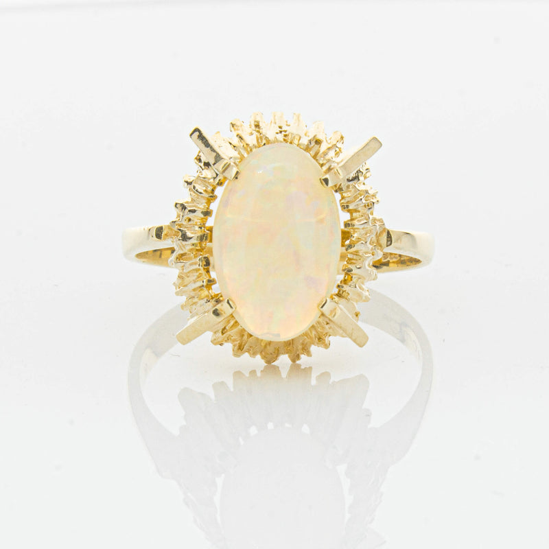 Vintage 9ct Yellow Gold 1.30ct Opal Dress Ring - Ring - Walker & Hall