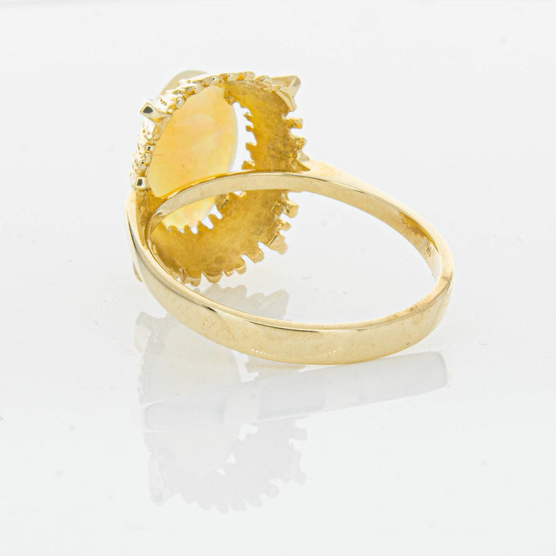 Vintage 9ct Yellow Gold 1.30ct Opal Dress Ring - Ring - Walker & Hall