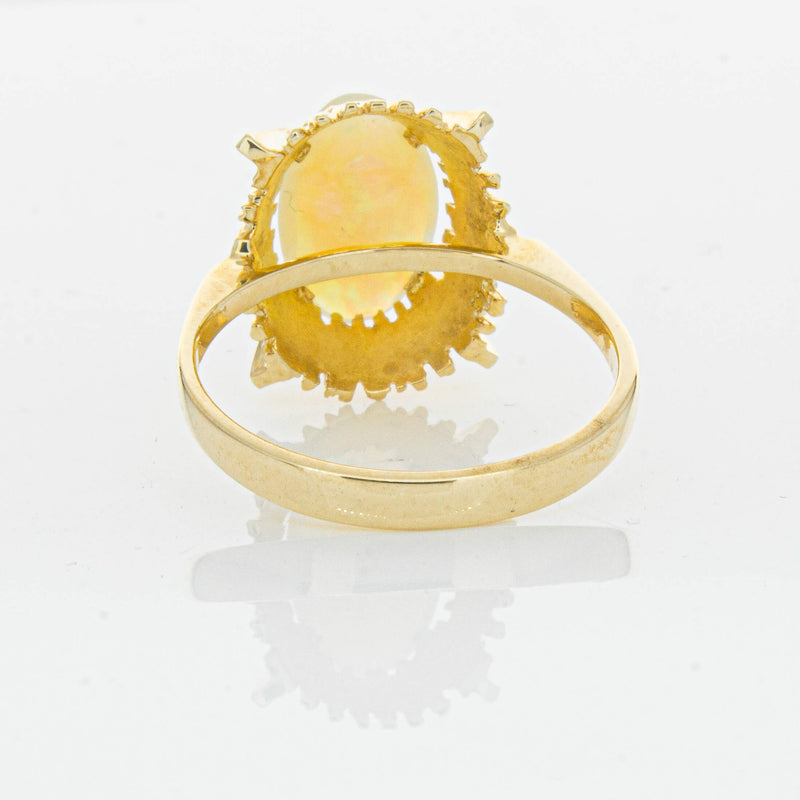 Vintage 9ct Yellow Gold 1.30ct Opal Dress Ring - Ring - Walker & Hall