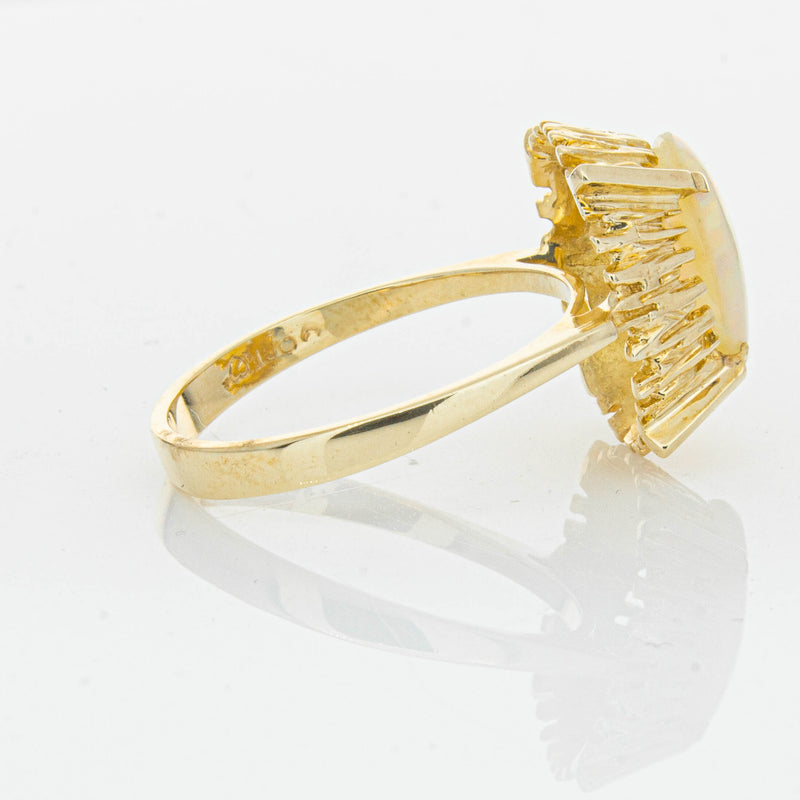 Vintage 9ct Yellow Gold 1.30ct Opal Dress Ring - Ring - Walker & Hall