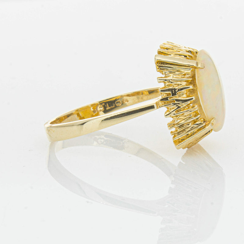 Vintage 9ct Yellow Gold 1.30ct Opal Dress Ring - Ring - Walker & Hall