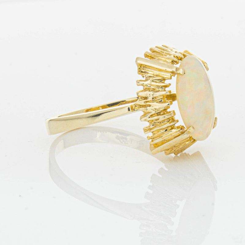 Vintage 9ct Yellow Gold 1.30ct Opal Dress Ring - Ring - Walker & Hall