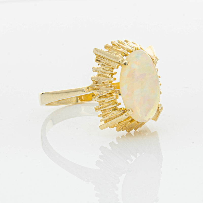 Vintage 9ct Yellow Gold 1.30ct Opal Dress Ring - Ring - Walker & Hall