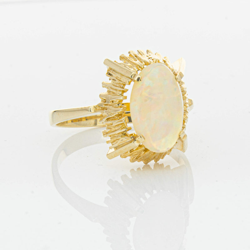 Vintage 9ct Yellow Gold 1.30ct Opal Dress Ring - Ring - Walker & Hall