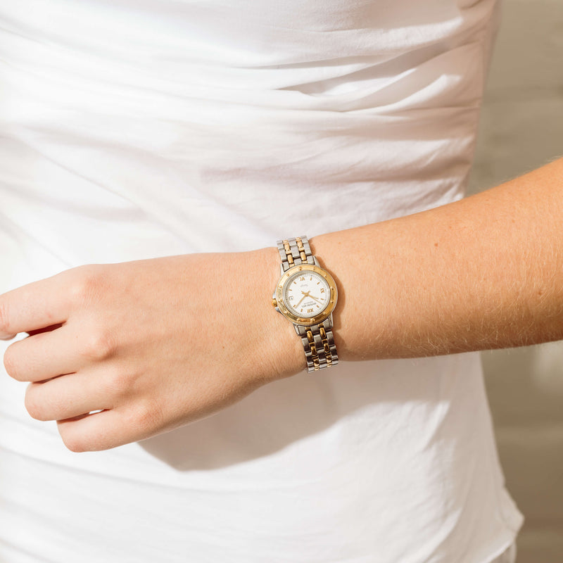 Vintage Shortened Raymond Weil Tango Stainless Steel & Gold Plated Watch-Watch-Walker & Hall