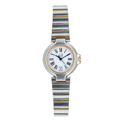 Vintage Steel & Gold Plated Dunhill Millennium 30mm Watch - Watch - Walker & Hall