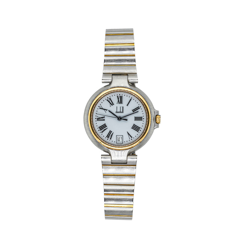 Vintage Steel Gold Plated Mid-Size Dunhill Millennium Watch - Watch - Walker & Hall