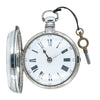 Vintage Sterling Silver Pair-Cased Verge Fob Watch-Pocket Watch-Walker & Hall