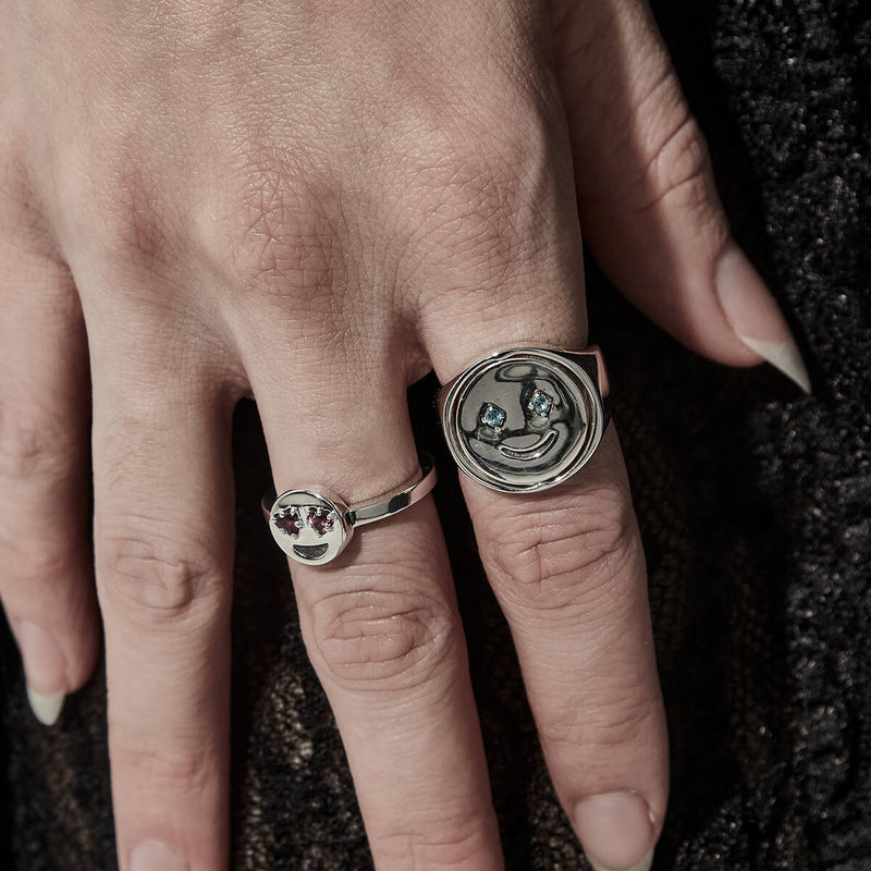 Stolen Girlfriends Club New Crush Ring - Sterling Silver-Ring-Walker & Hall