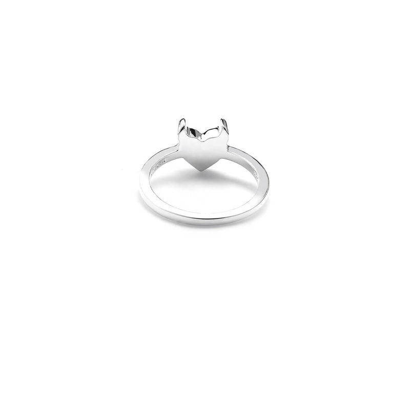 Stolen Girlfriends Club Sinister Heart Ring - Sterling Silver-Ring-Walker & Hall