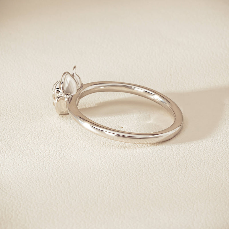 Sterling Silver Albertine Rose Ring - Ring - Walker & Hall