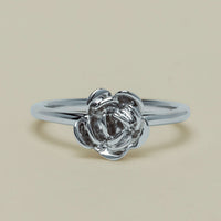Sterling Silver Albertine Rose Ring - Ring - Walker & Hall