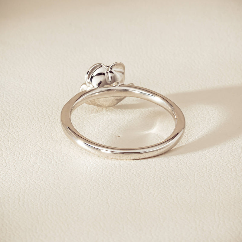 Sterling Silver Albertine Rose Ring - Ring - Walker & Hall