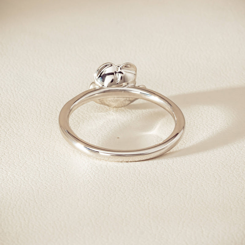 Sterling Silver Albertine Rose Ring - Ring - Walker & Hall