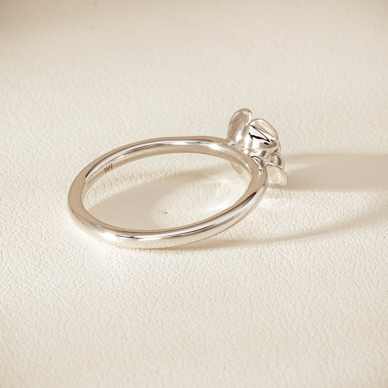 Sterling Silver Albertine Rose Ring - Ring - Walker & Hall