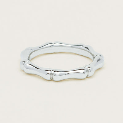 Sterling Silver Kyoto Stacking Band - Ring - Walker & Hall