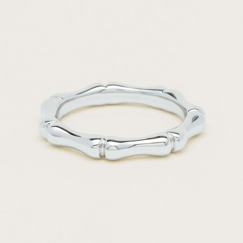 Sterling Silver Kyoto Stacking Band - Ring - Walker & Hall