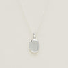 Sterling Silver Oval Locket Necklace - Necklace - Walker & Hall
