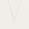 Sterling Silver Noted Letter Necklace (Pendant + Chain) - Necklace - Walker & Hall