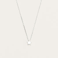 Sterling Silver Noted Letter Necklace (Pendant + Chain) - Necklace - Walker & Hall