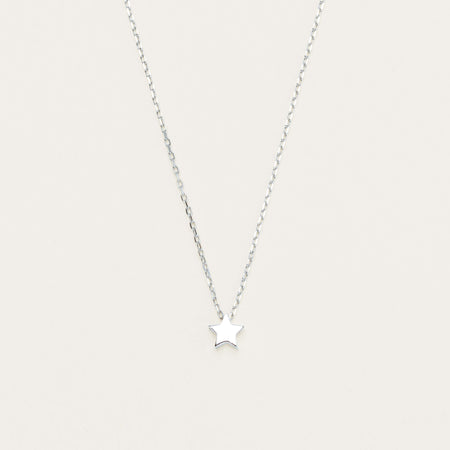 Sterling Silver Noted Letter Necklace (Pendant + Chain) - Necklace - Walker & Hall