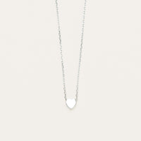 Sterling Silver Noted Letter Necklace (Pendant + Chain) - Necklace - Walker & Hall