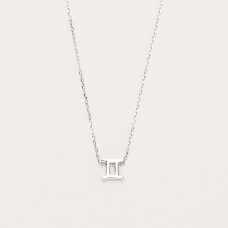 Sterling Silver Noted Zodiac - Necklace - Walker & Hall