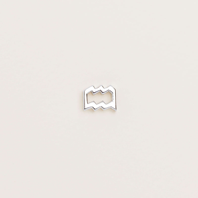 Sterling Silver Noted Zodiac - Necklace - Walker & Hall