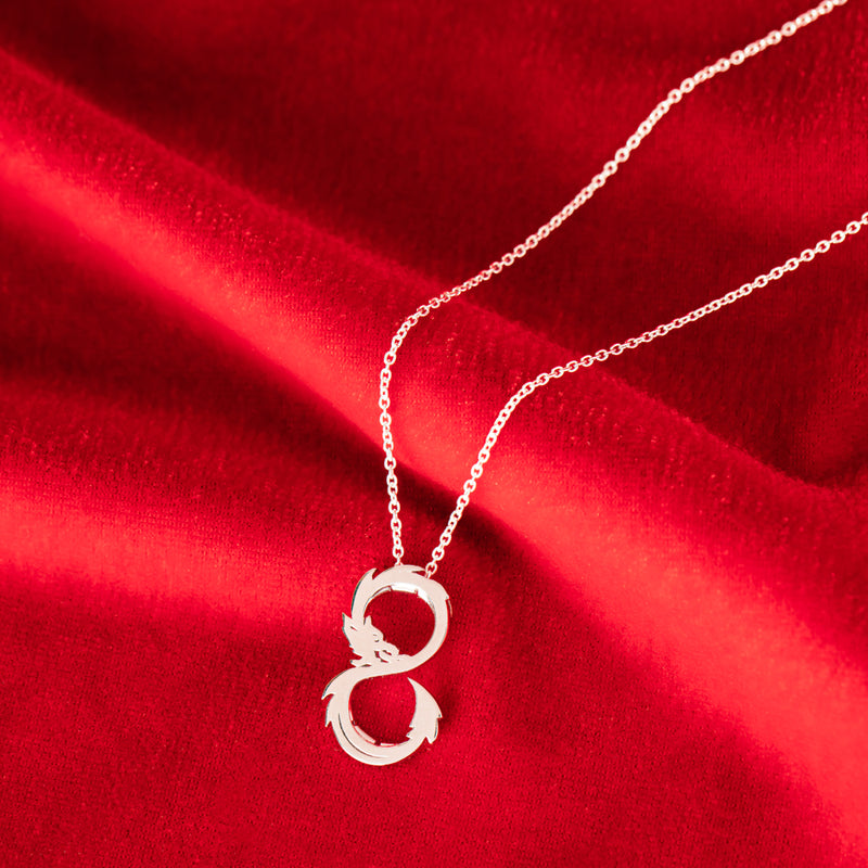 Sterling Silver Year Of The Dragon Pendant-Necklace-Walker & Hall