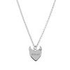 Stolen Girlfriends Club Sinister Heart Necklace - Sterling Silver-Necklace-Walker & Hall