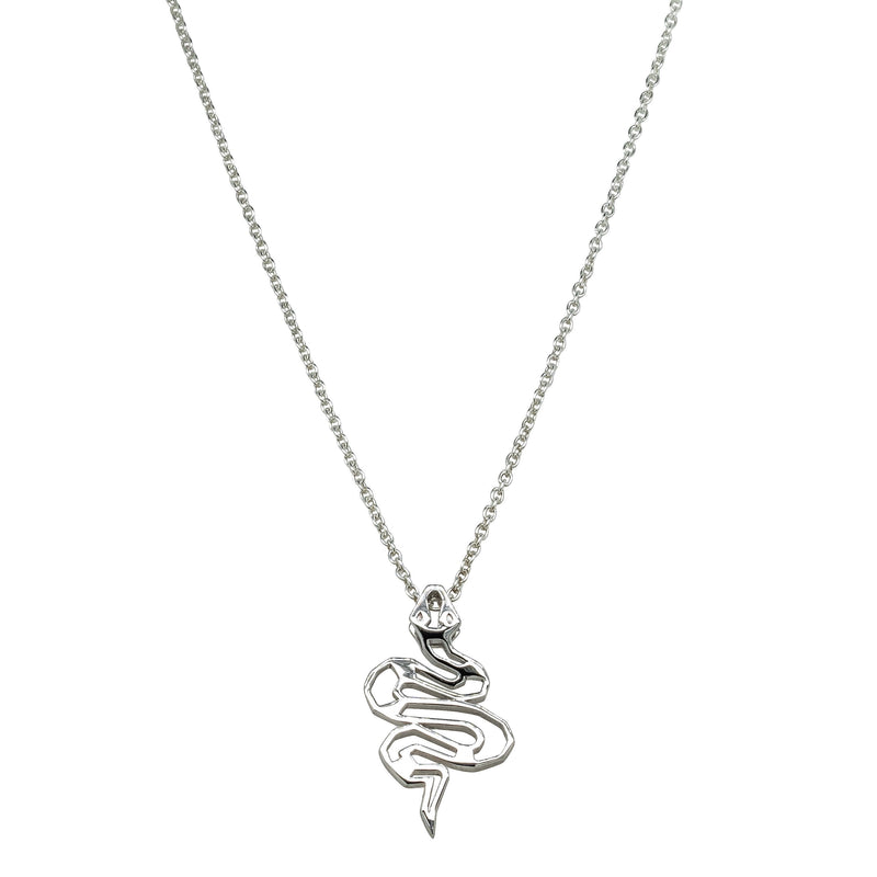 Sterling Silver Year Of The Snake Pendant-Necklace-Walker & Hall