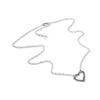 Stolen Girlfriends Club x Walker & Hall Halo Heart Necklace - Sterling Silver-Necklace-Walker & Hall