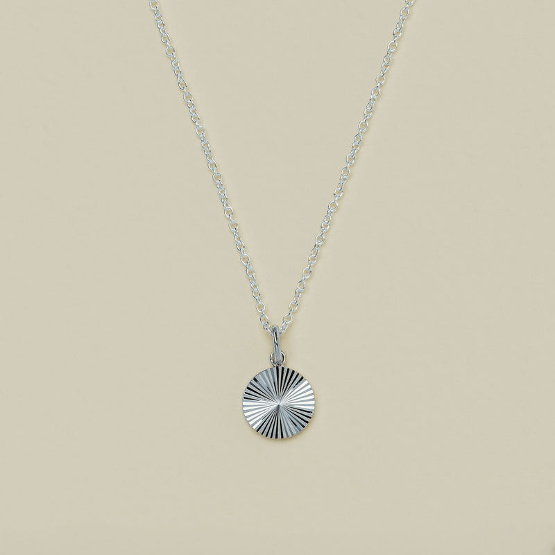Sterling Silver Mini Reflections Pendant - Necklace - Walker & Hall