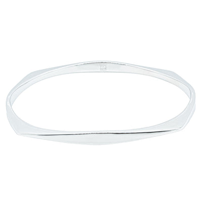 Sterling Silver Eos Bangle-Bracelet-Walker & Hall