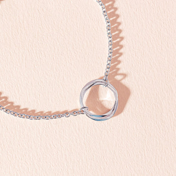 Sterling Silver Entwined Bracelet