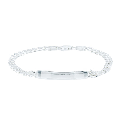 Sterling Silver ID Bracelet-Bracelet-Walker & Hall