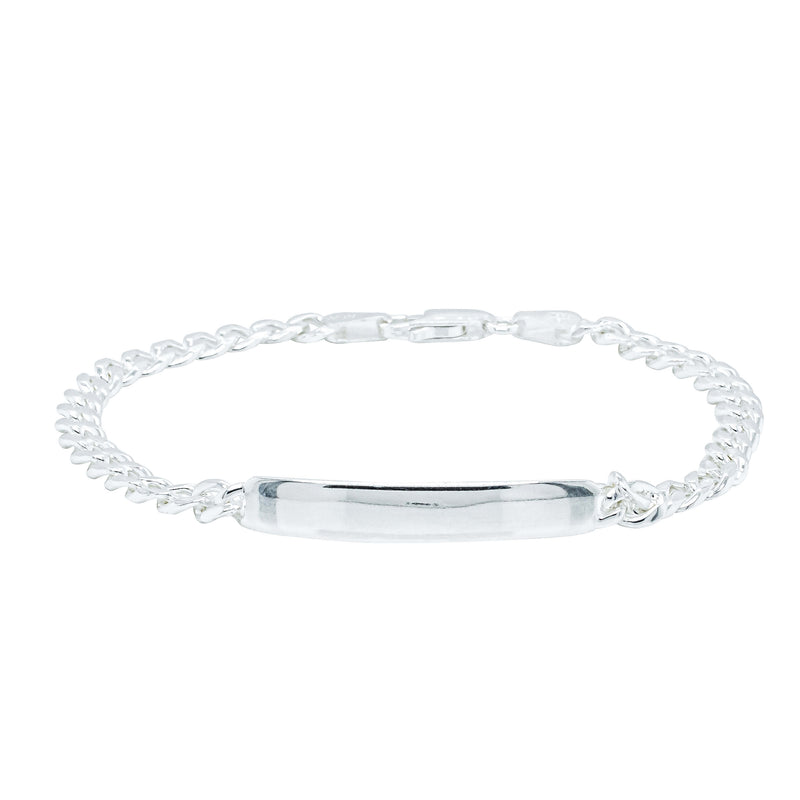 Sterling Silver ID Bracelet-Bracelet-Walker & Hall