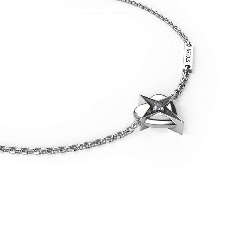 Stolen Girlfriends Club Celestial Heart Bracelet - Sterling Silver - Bracelet - Walker & Hall