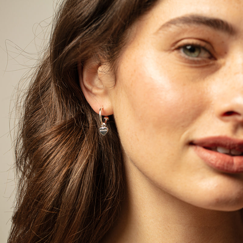 Stolen Girlfriends Club Stolen Heart Anchor Earrings-Earrings-Walker & Hall